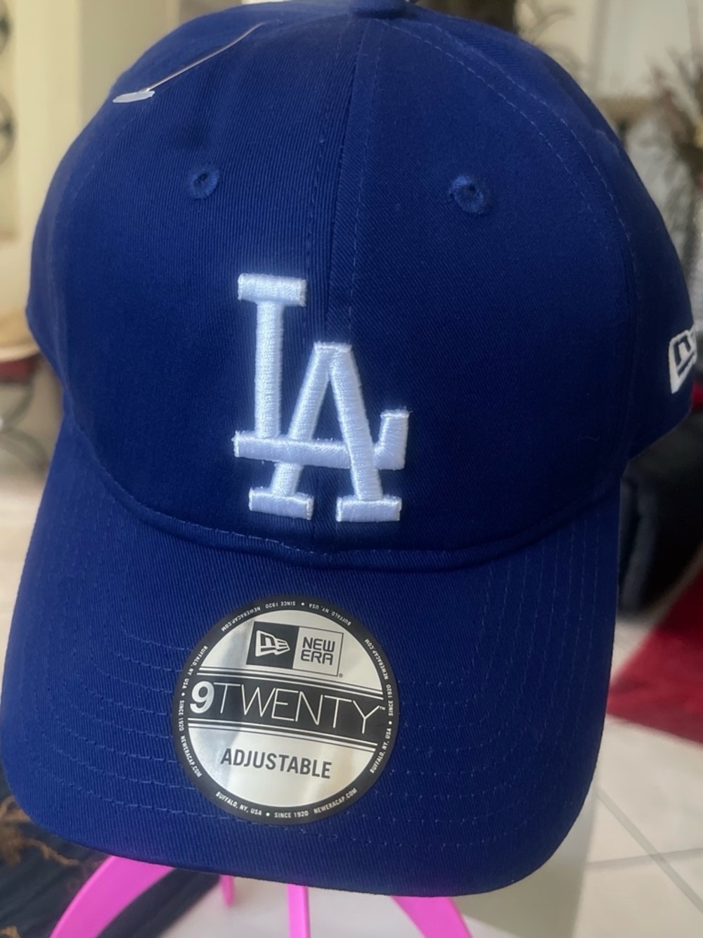 New Era Kids LA Dodgers Royal Blue White Embroidered Cap